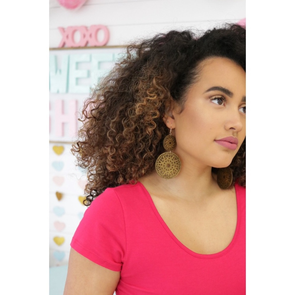 Mandala Statement Earrings
